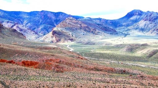 Looking over Rhyolite Ridge South Basin, where Australian firm ioneer is planning to mine lithium used in electric vehicle batteries.

