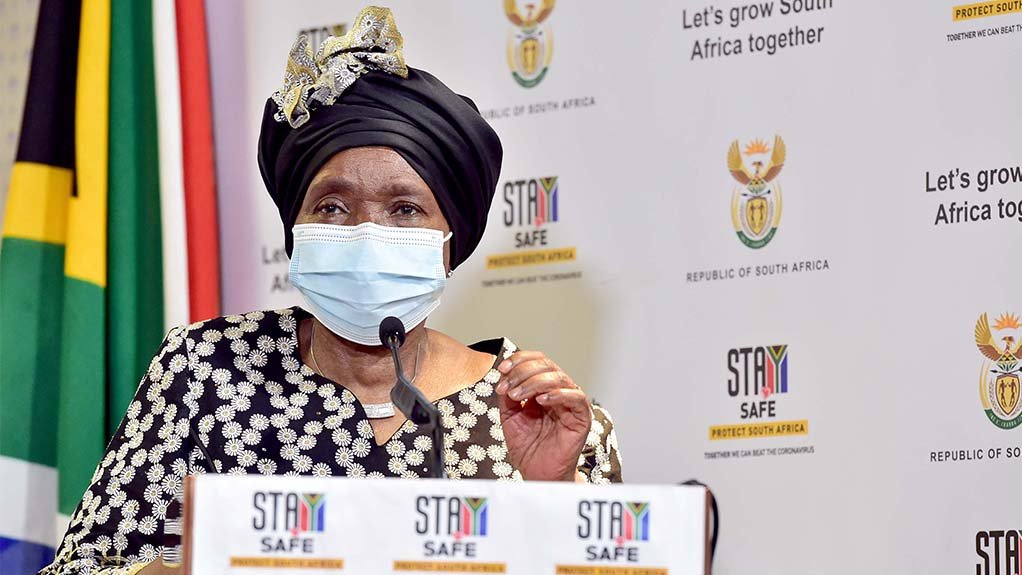 Minister of Cooperative Governance and Traditional Affairs Nkosazana Dlamini Zuma