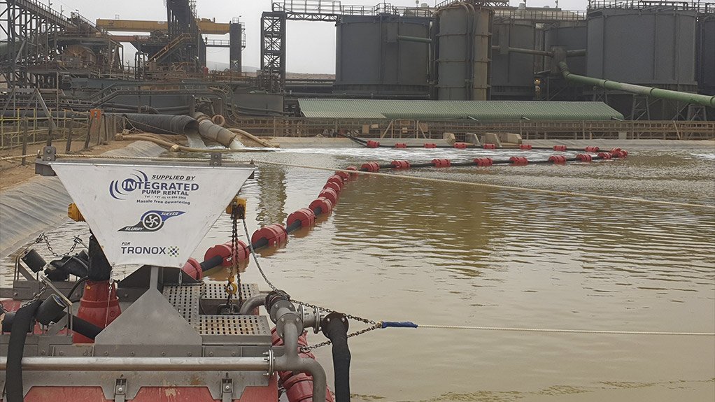 Heavy minerals company Tronox Mineral Sands took delivery of a SlurrySucker dredging unit from Integrated Pump Rental.