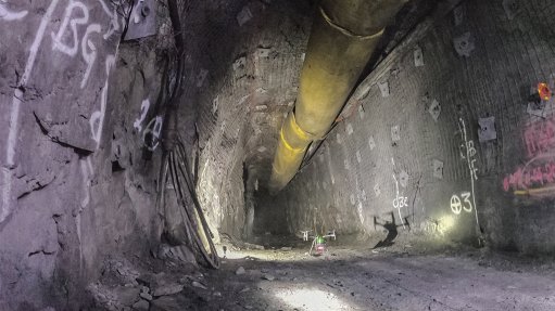 UNDERGROUND INSPECTION Mining companies have approached Dwyka Mining Services for drone adoption and internalisation, including the capturing and processing of data 