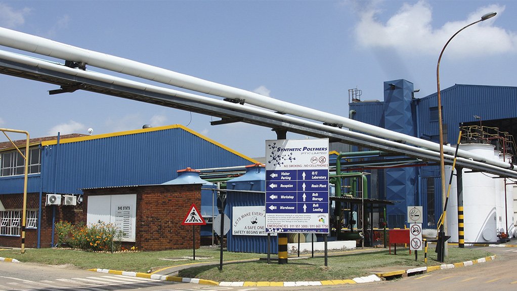 Synthetic Polymers operates from a 3.6 hectares production plant, research facilities and head office in Krugersdorp