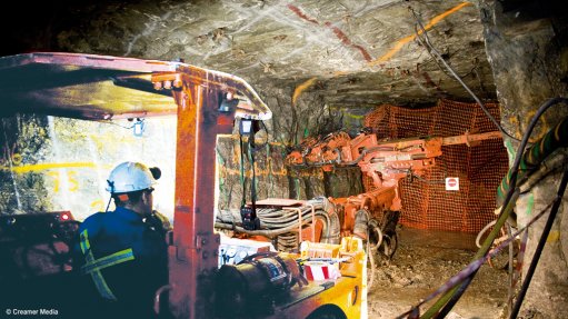 Earlier mining activity at the underground Burnstone gold mine, where R2.3-billion is now being invested.