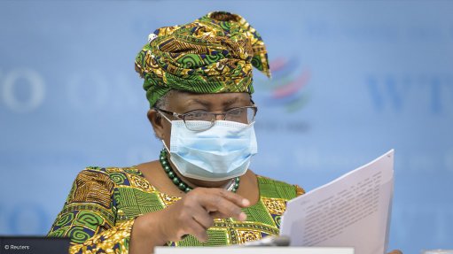 AFRICAN LEADERSHIP: Ngozi Okonjo-Iweala, the World Trade Organisation's (WTO’s) first female and first African director-general, started work on March 1. After a long campaign, derailed in the latter stages by a President Donald Trump-administration veto, the 66-year-old Nigerian was confirmed in February. Reuters reports that Okonjo-Iweala, seen here donning a mask, participated in a meeting of the General Council on her first day. At the meeting, delegates from the WTO’s 164 member states joined virtually and agreed to hold the next major Ministerial conference, originally due to be held in Kazakhstan in 2020, in Geneva, Switzerland, on November 29. Photograph: Reuters