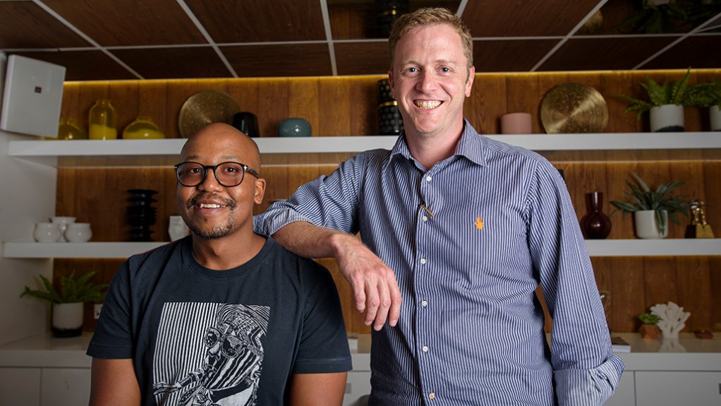 Thabang Butelezi and Duncan Barker