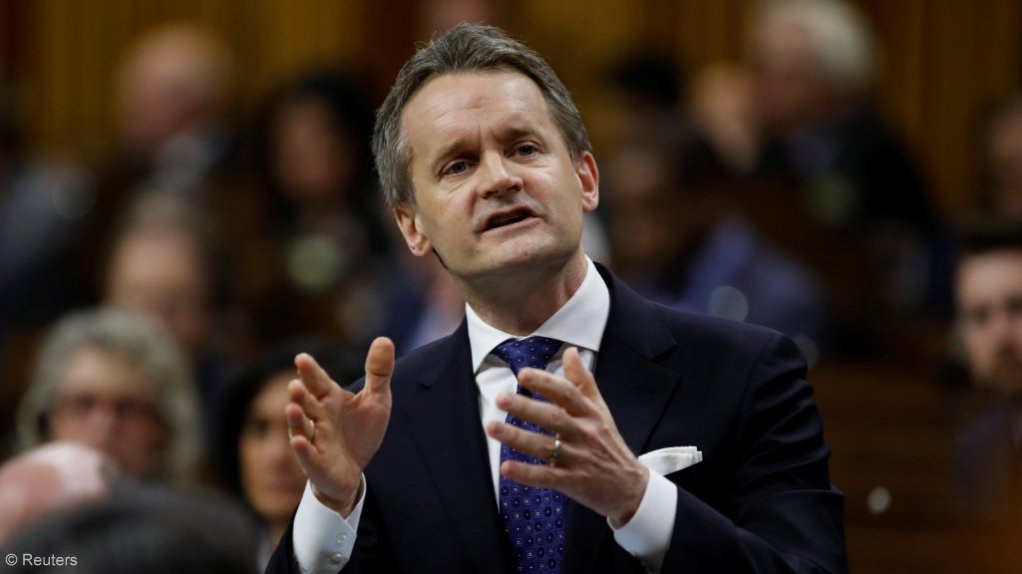 Canadian Natural Resources Minister Seamus O'Regan