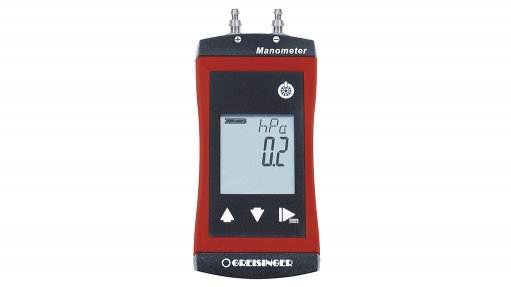 New handheld manometer from Greisinger, part of the GHM Group of Companies