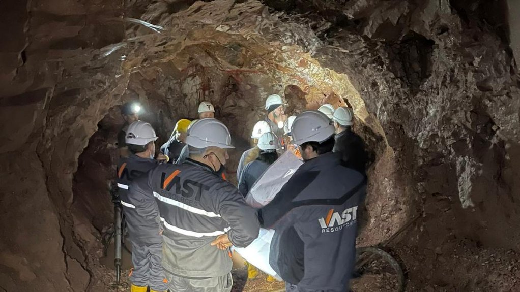 Vast exec team on site to coordinate Baita Plai mine plan