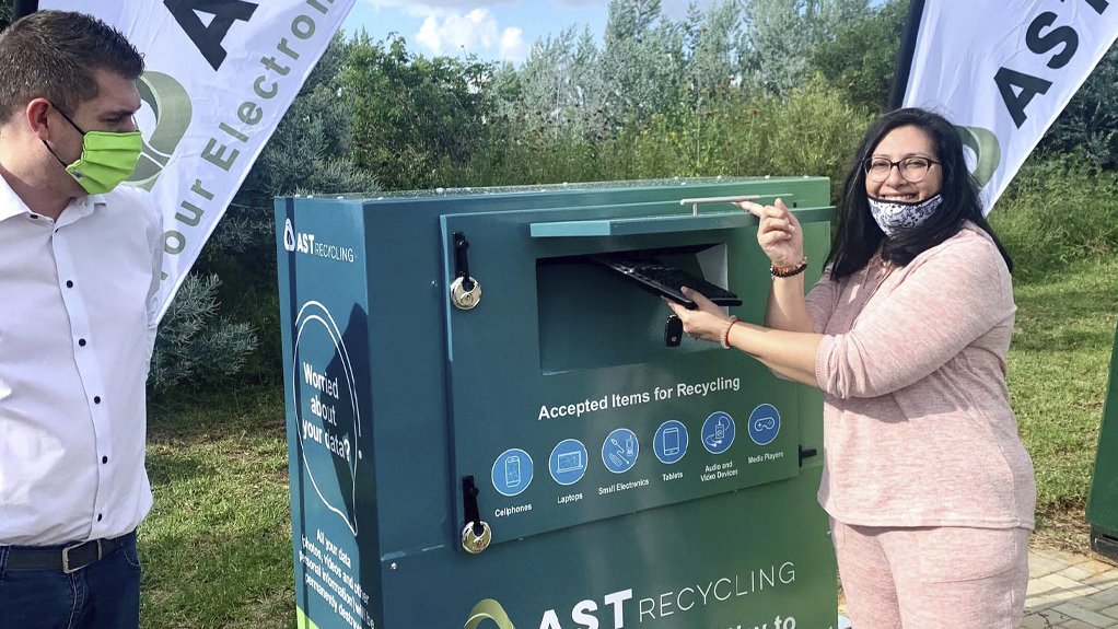 E-waste recycling bin at Roodepoort golf estate to curb growing waste stream