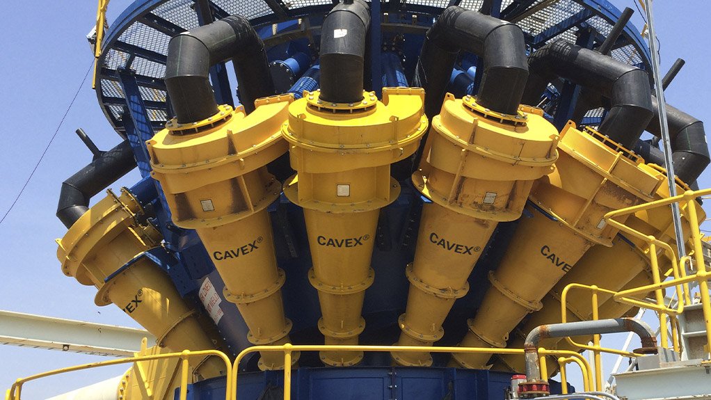 The Cavex 2 hydrocyclones reduces the quantity of misclassified particles, maximising plant recovery