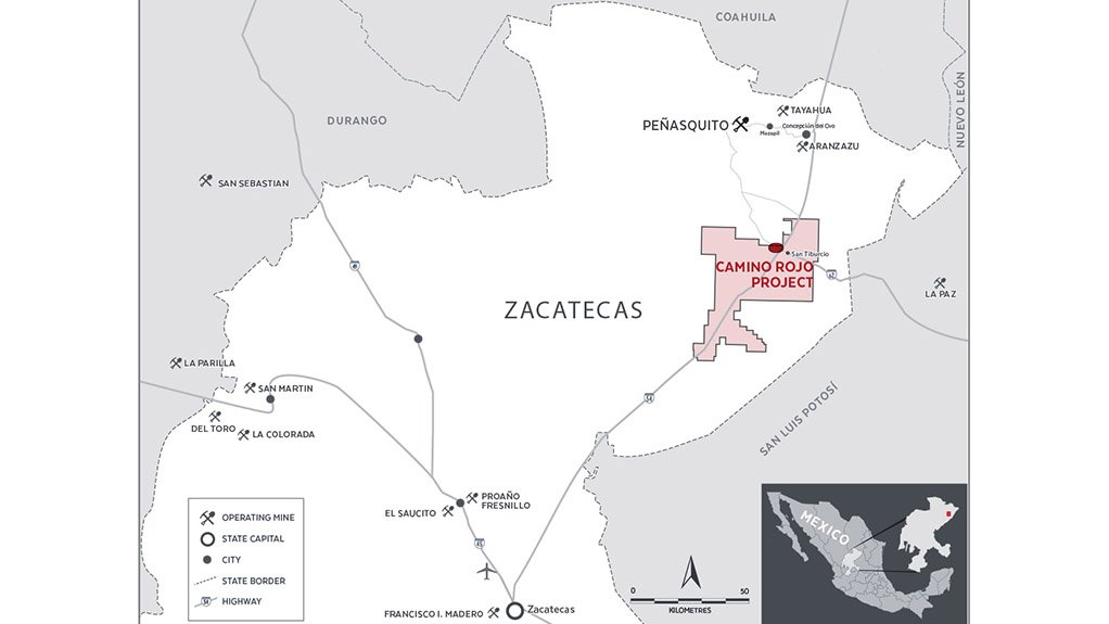 Camino Rojo oxide gold project, Mexico – update