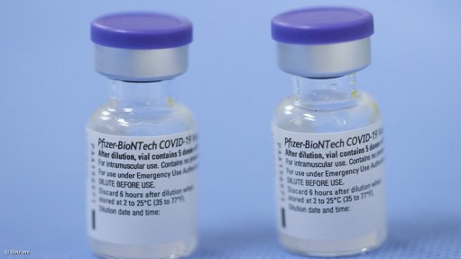 VIALS TO CELEBRATE: Earlier this month, South Africa officially signed an agreement with Pfizer for 20-million dual-shot vaccine doses, boosting plans to start mass vaccinations. The deal added to the 31-million single-shot doses from Johnson & Johnson, whose vaccine was officially registered for use in the country on April 1. The country has also been allocated 12-million shots under the World Health Organization's Covax scheme and is likely to get doses for 10-million people from the African Union's acquisition initiative. Reuters reports that, after the Pfizer deal, government has enough doses to vaccinate roughly 41-million people out of its total population of 60-million. Photograph: Reuters
