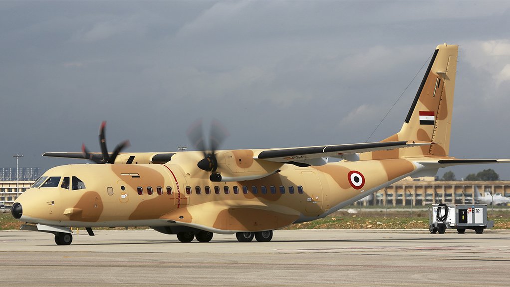 An Airbus C295 of the Egyptian Air Force