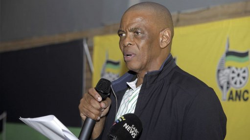  'Ramaphosa must go too' - Magashule's supporters gather at Luthuli House 