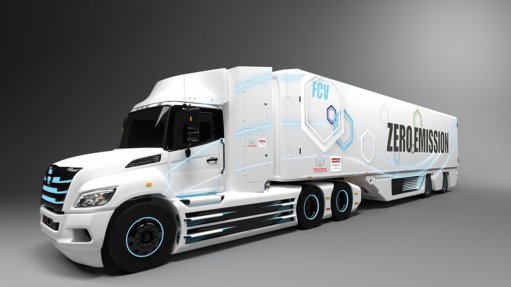 A new generation Toyota fuel-cell truck