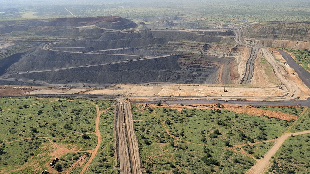 Tshipi Borwa manganese mine, in the Northern Cape.