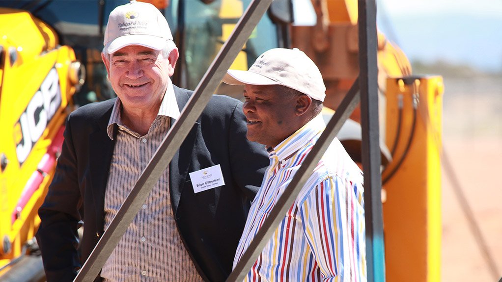 Pallinghurst co-founder Brian Gilbertson alongside Saki Macozoma