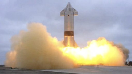 Starship SN15 launching from Starbase
