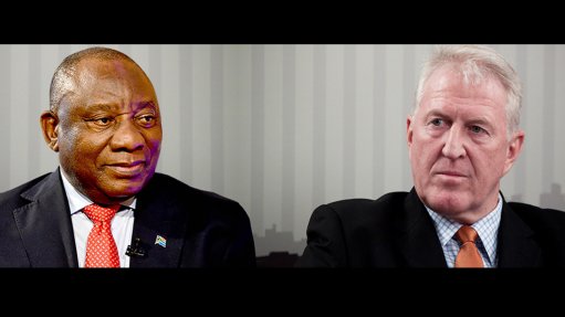 In a ‘Postcard’ to President Cyril Ramaphosa, mining analyst Bruce Williamson (right) pleads for the creation of ‘all-weather’ mining policy.