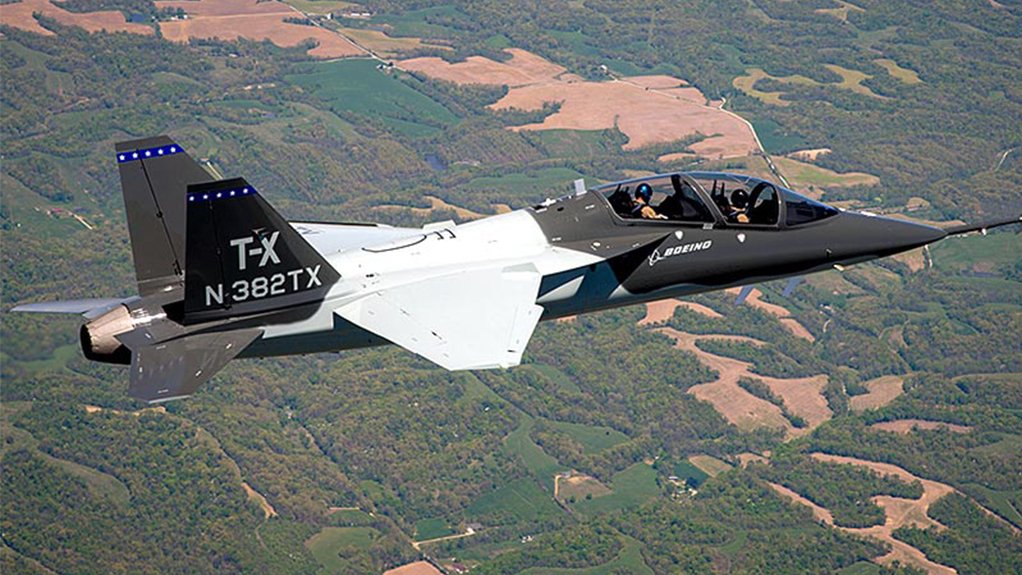 The Boeing Saab T-X prototype for the T-7A Red Hawk