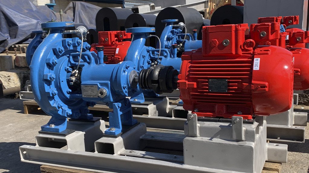 The polymer, Vesconite, has been installed by SAM Engineering on base plates upon which its centrifugal pumps are mounted