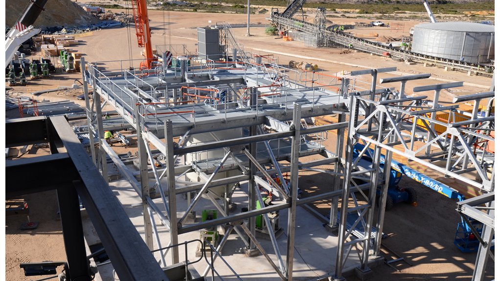 Developments at Kropz's Elandsfontein project as at April, 2021
