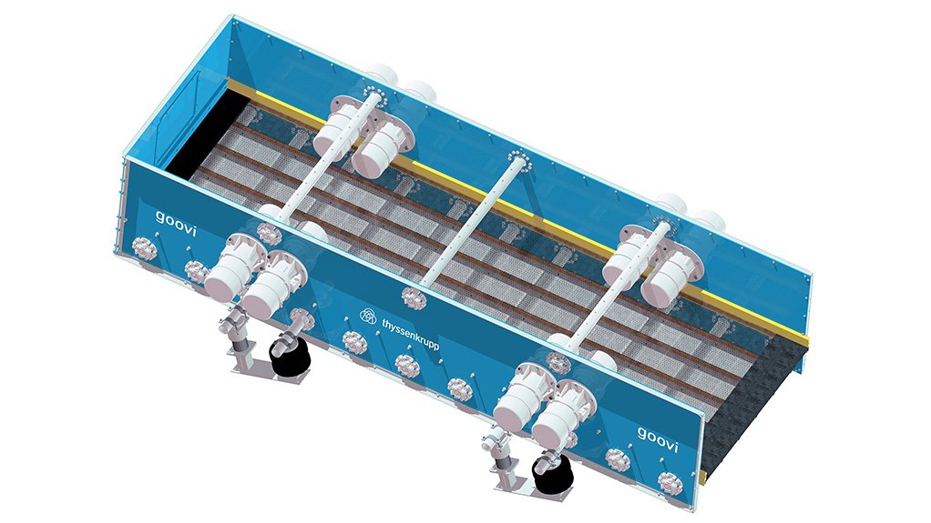 The goovi multi vibrating screen from thyssenkrupp Industrial Solutions