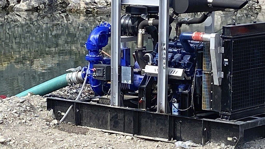SYKES DIESEL-DRIVEN PUMP
The Sykes diesel driven pump set is ideal for dewatering open pit operations.
