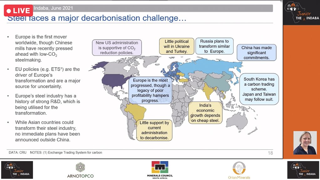 Those who fail to decarbonise could face border taxes.