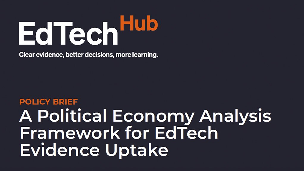 A Political Economy Analysis Framework for EdTech Evidence Uptake