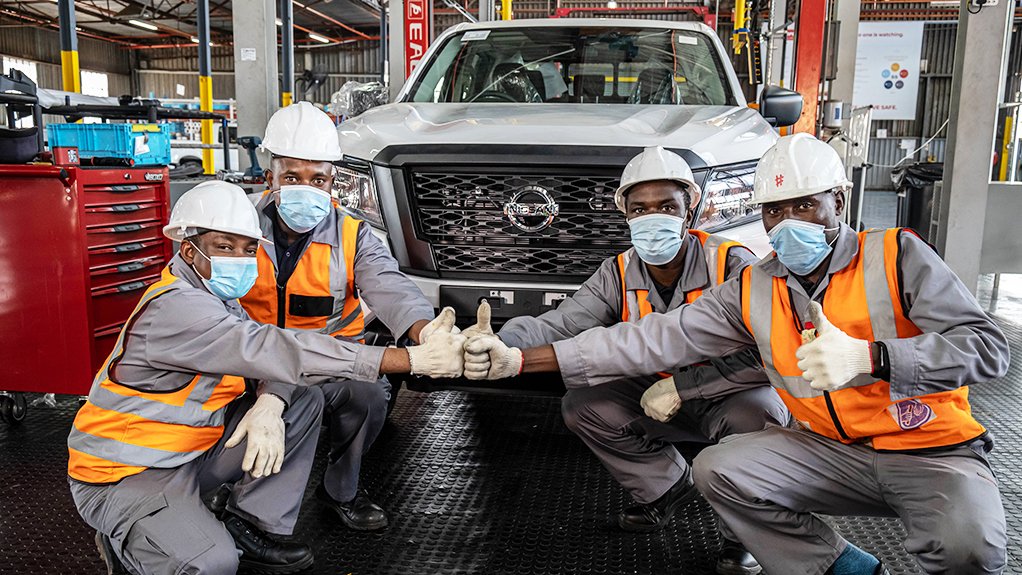Navara production at the Nissan Rosslyn plant