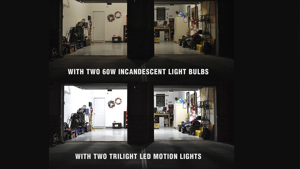 The Tork Craft TCFL 500 motion sensor light can be used to illuminate dark spaces