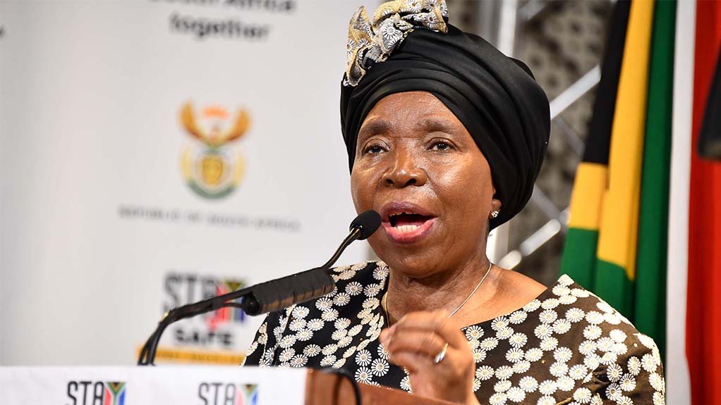 Minister of Cooperative Governance and Traditional Affairs Dr Nkosazana Dlamini-Zuma