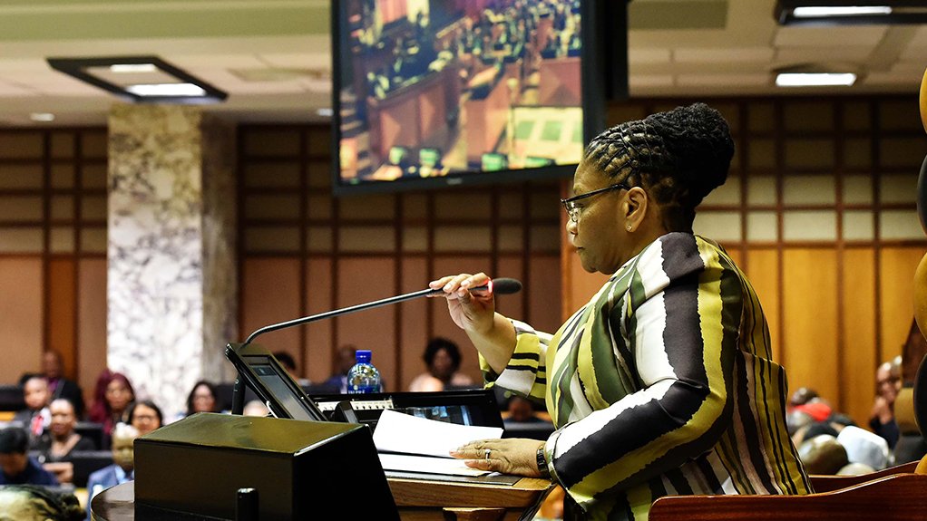 National Assembly Speaker Thandi Modise