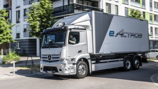 Merc Trucks launches electric Actros; etrucks also planned for SA