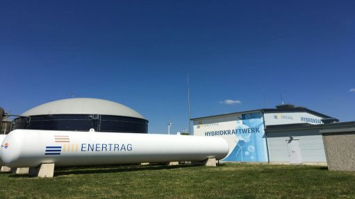 Image of an ENERTRAG green hydrogen facility in Germany