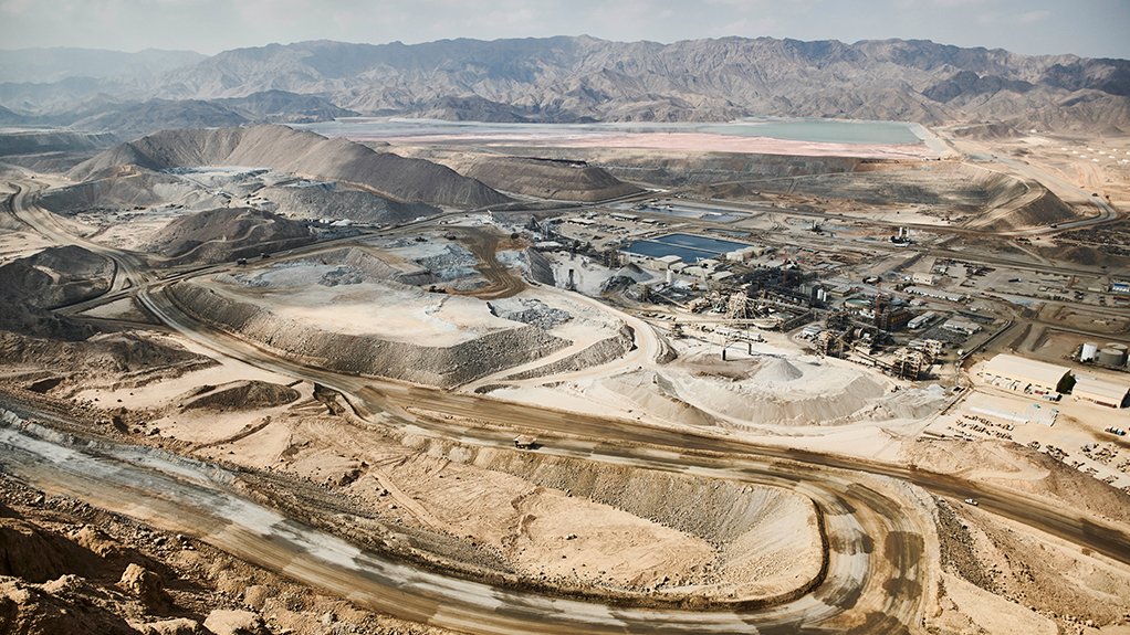 An image of the Sukari openpit gold mine in Egypt