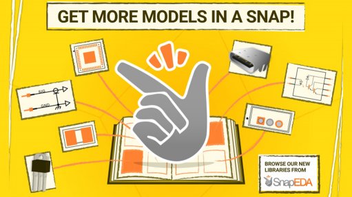 Image showing SnapEDA integrated into RS Components DesignSpark PCB