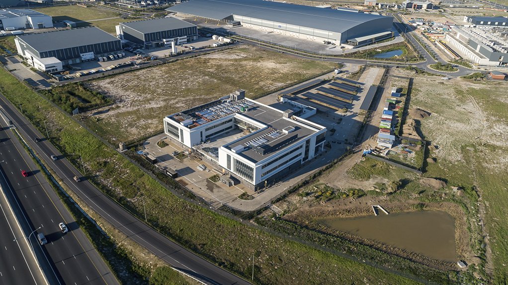 An image of Roche facility in Cape Town