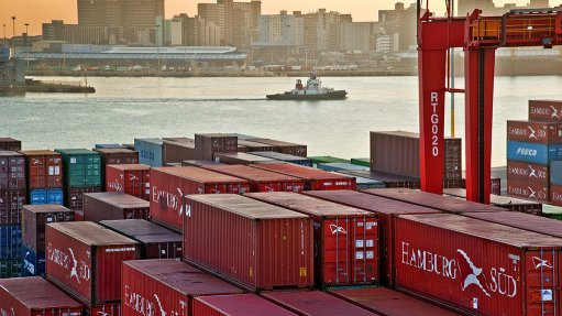 An image of the Port of Durban