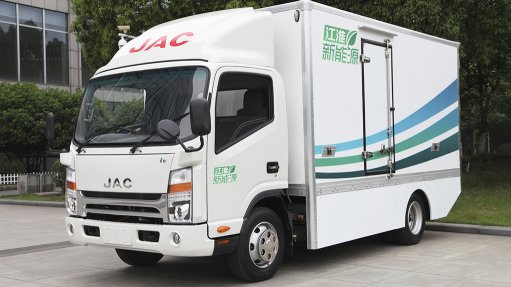 JAC Motors South Africa’s first electric truck starts operations 