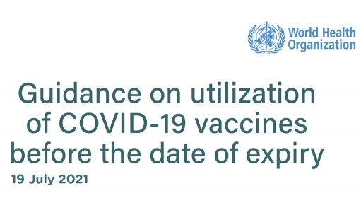  Guidance on utilization of COVID-19 vaccines before the date of expiry