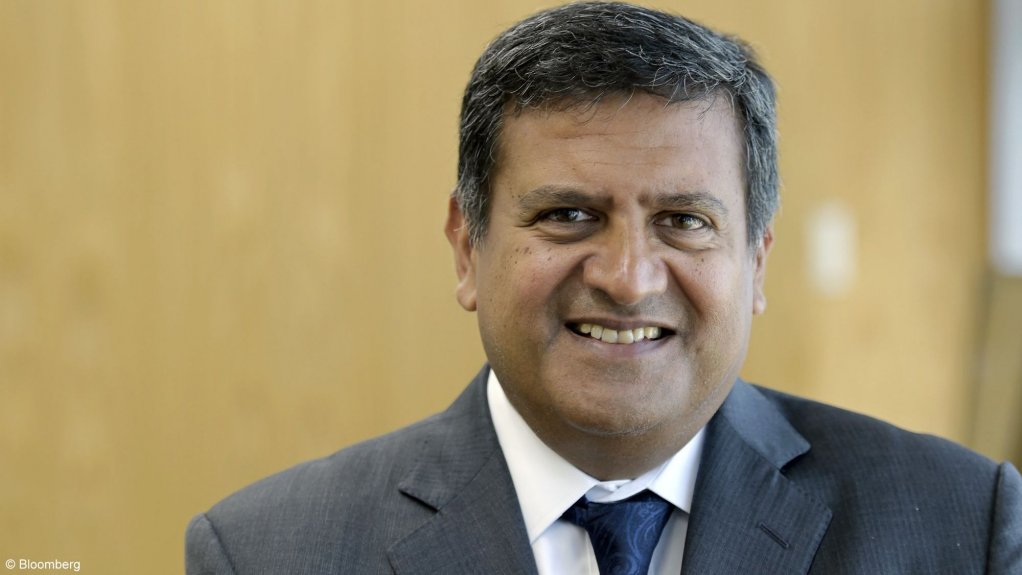 An image of Newcrest CEO Sandeep Biswas