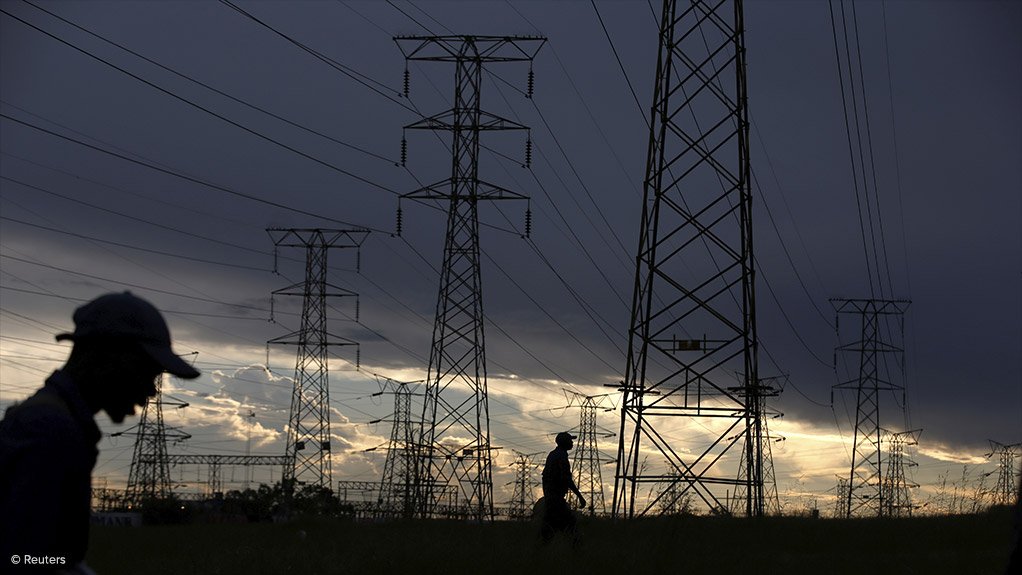 Electricity pylons 