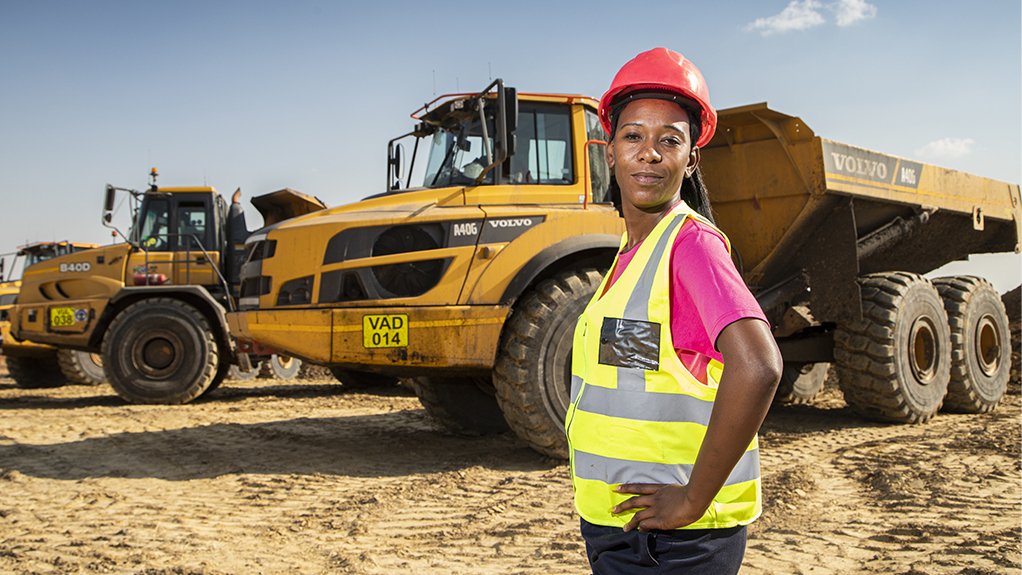 An image of Phalanndwa Colliery ADT operator Nonhlanhla Maseko 