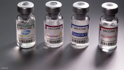 An image of various manufacturers' Covid-19 vaccines