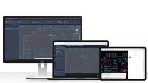 Image of AutoCAD 2022 with pull away drawing windows to display side-by-side or on multiple monitors