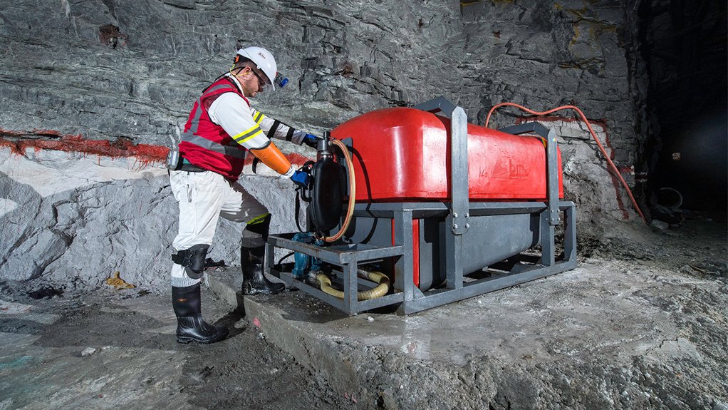 BME's emulsion pumping technology in underground mine 