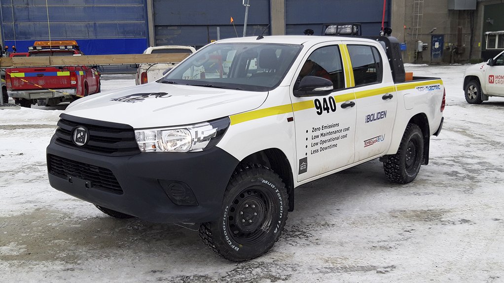 Photo of VivoPower's electric Hilux