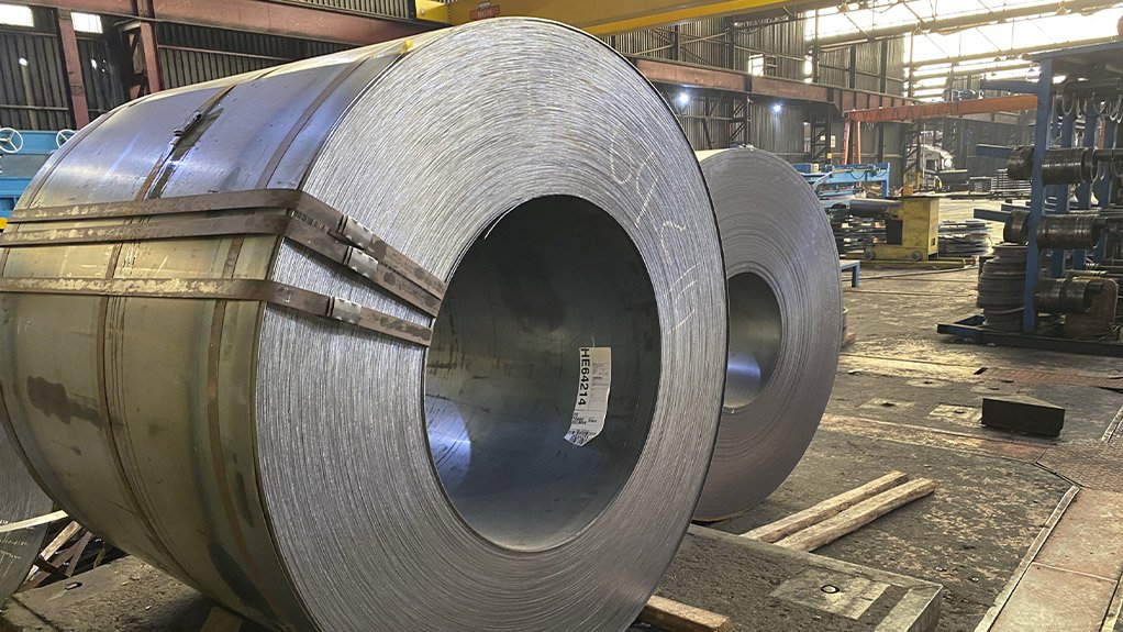 Steel supply at a Stewarts & Lloyds branch