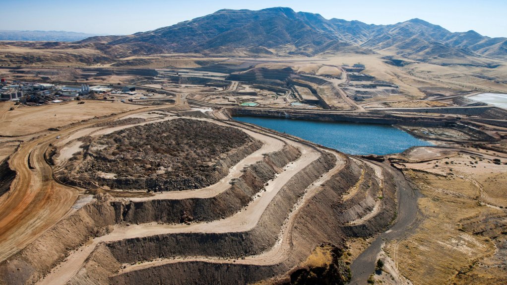 An image showing the Langer Heinrich uranium operations in Namibia.